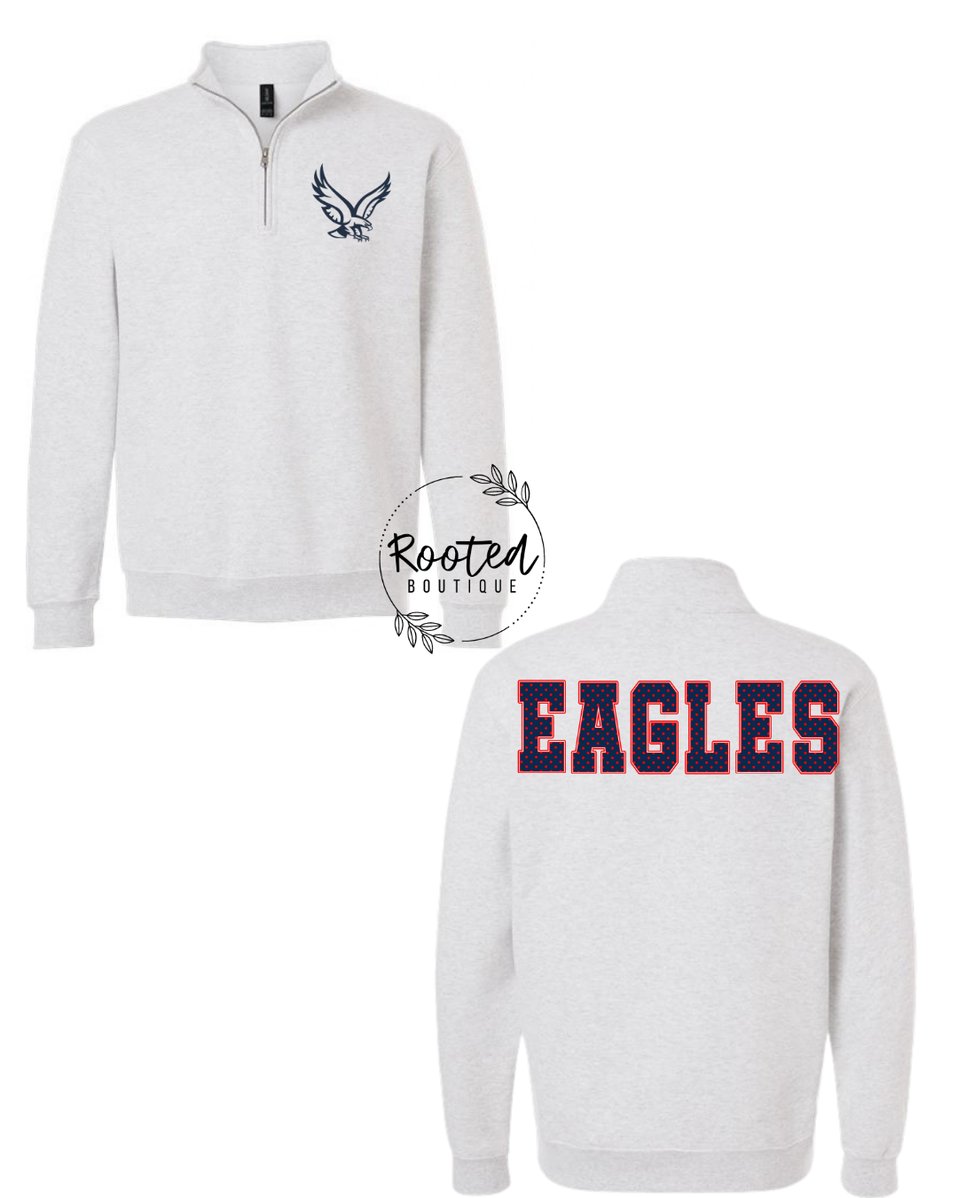 POLKA DOT EAGLES 1/4 ZIP