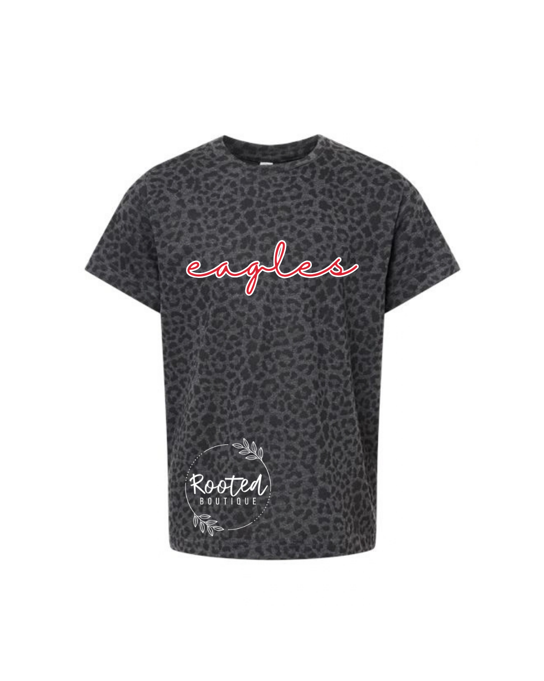 LEOPARD PRINT EAGLES TEE