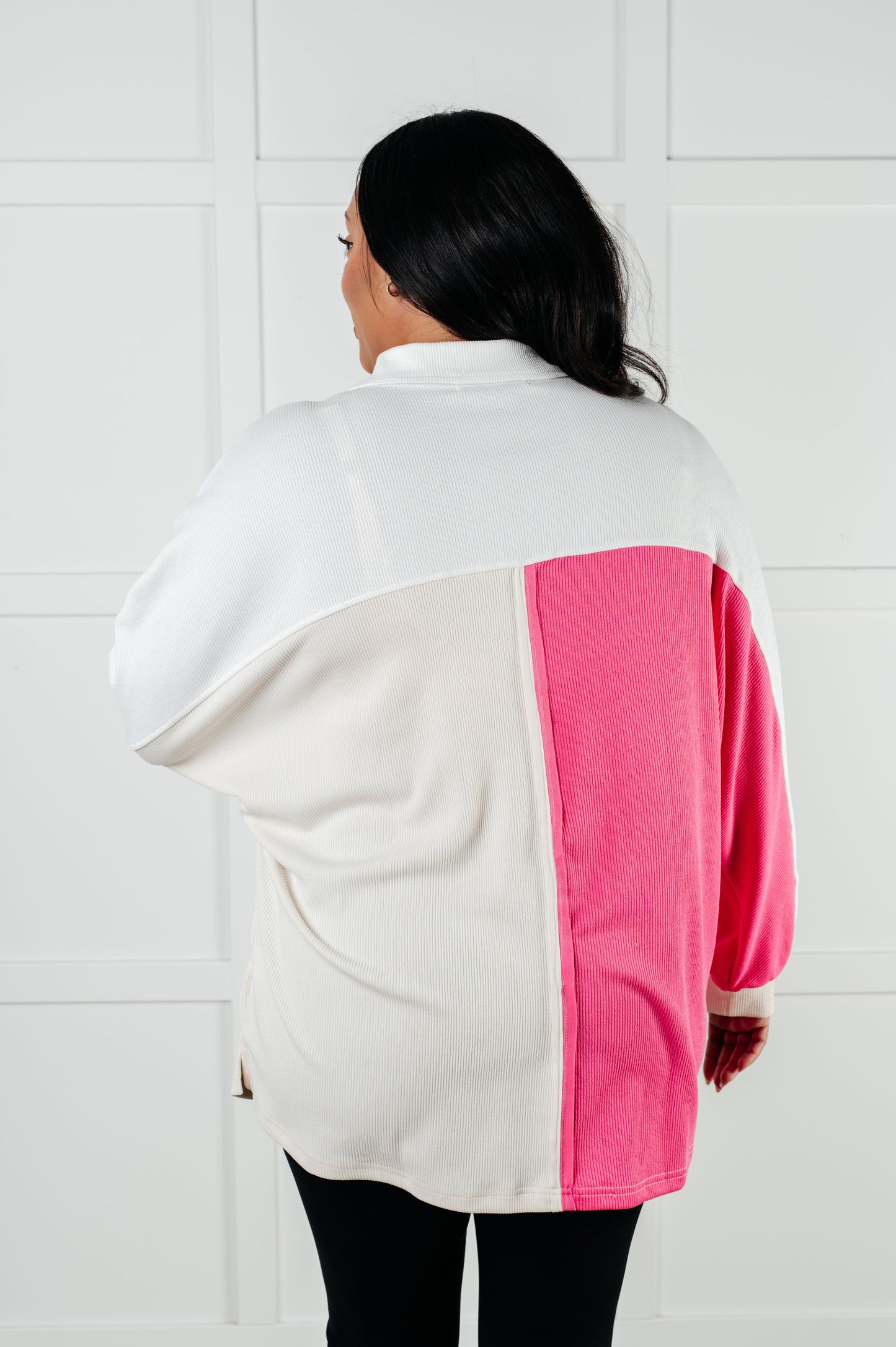 CHIP OFF THE OLE’ COLOR BLOCK TOP (PINK)