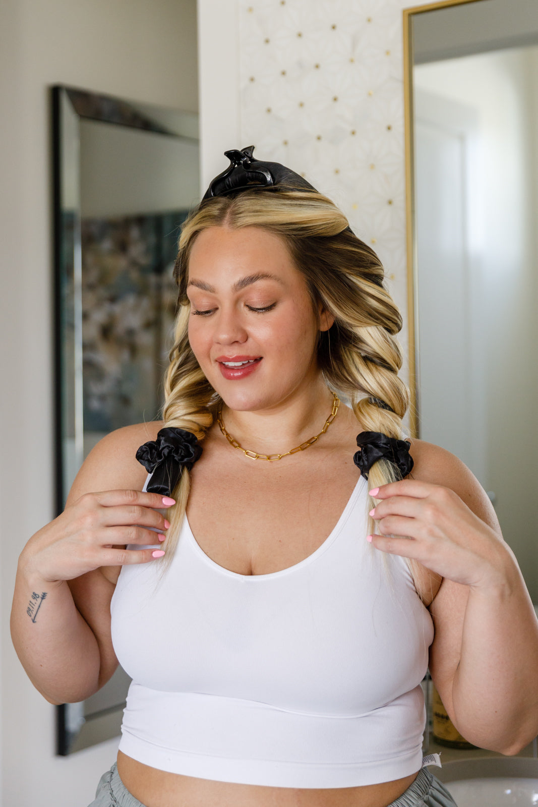GOT YOUR BACK HEATLESS CURLING SET (LEOPARD)