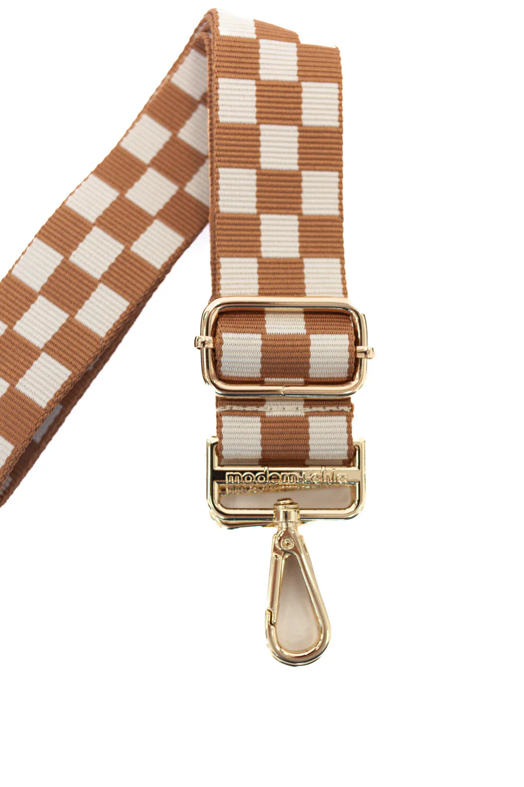 LIZZIE CHECKERED BAG STRAP