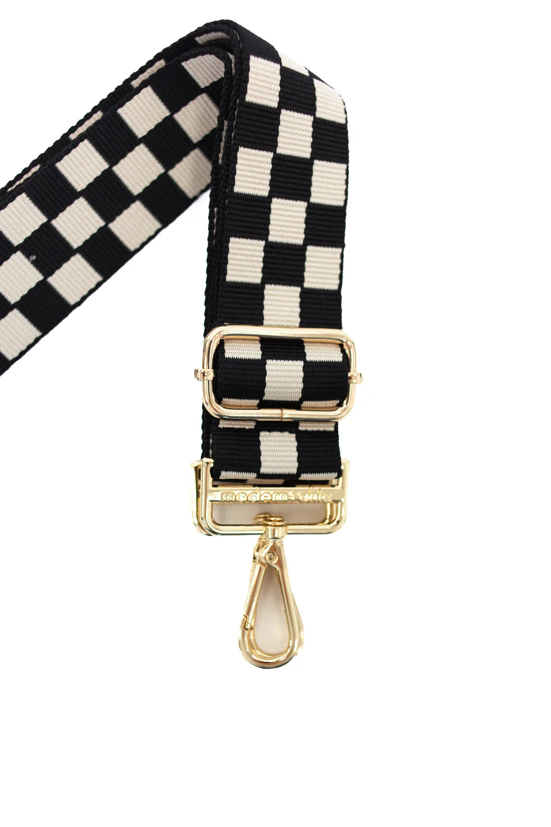 LIZZIE CHECKERED BAG STRAP