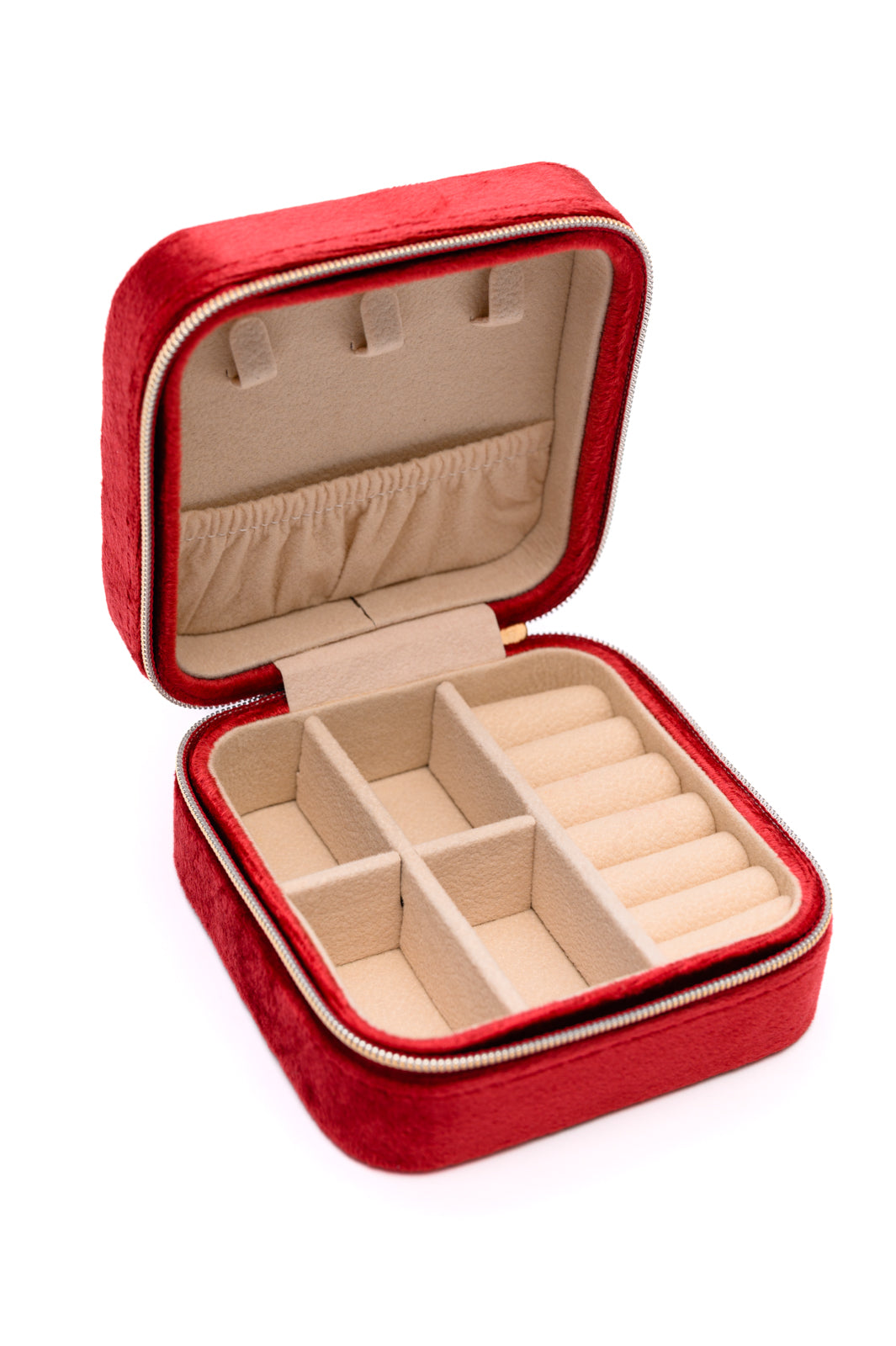 KEPT AND CARRIED JEWELRY BOX (RED)