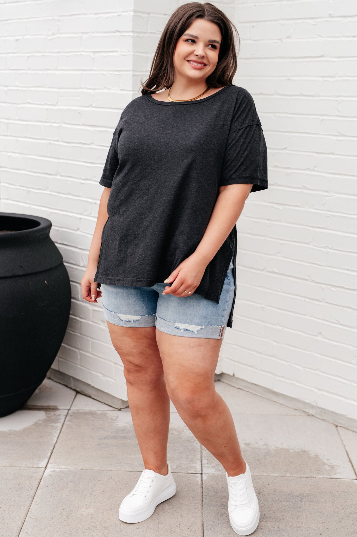 LET ME LIVE RELAXED TEE (BLACK)