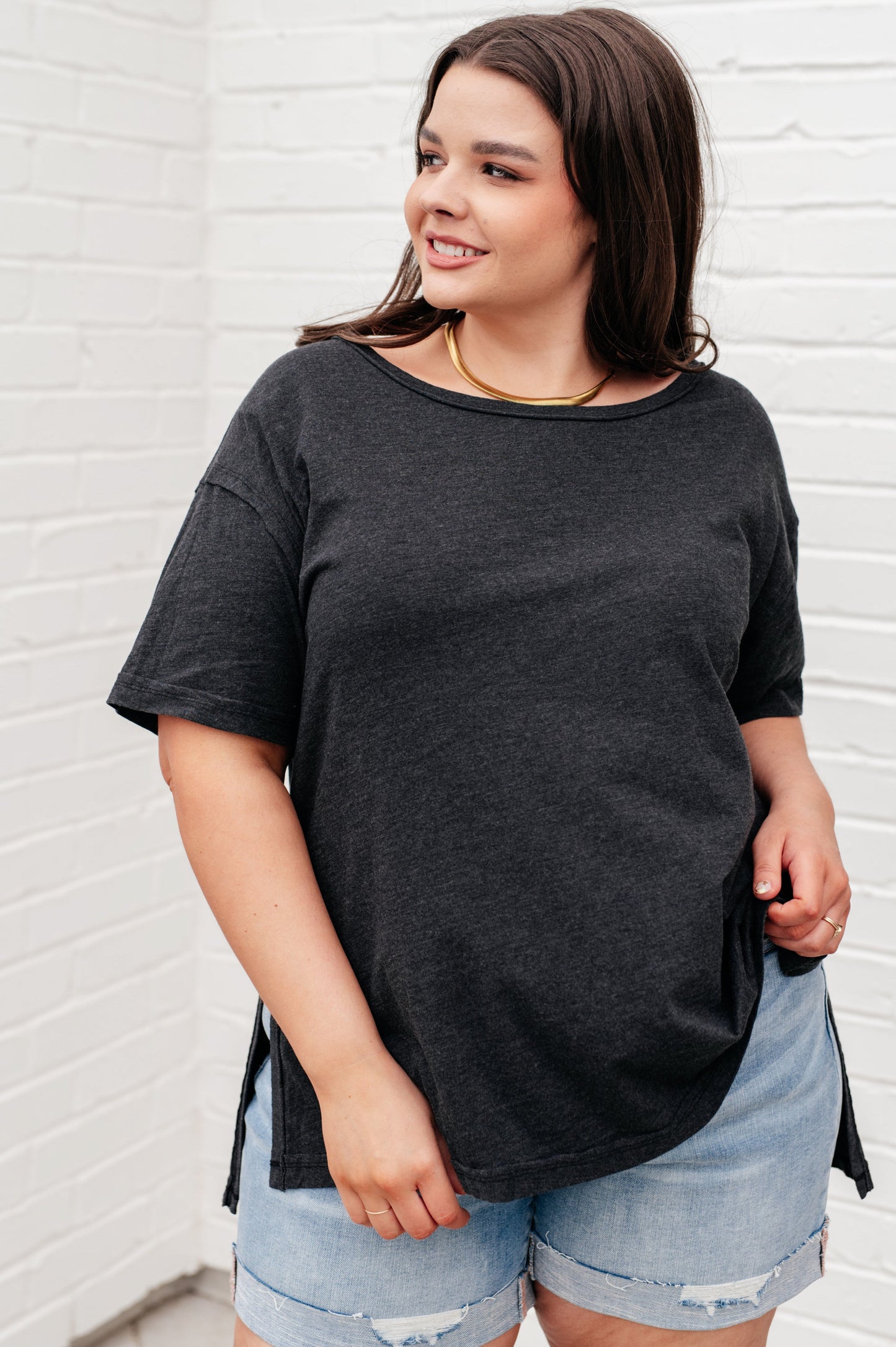 LET ME LIVE RELAXED TEE (BLACK)