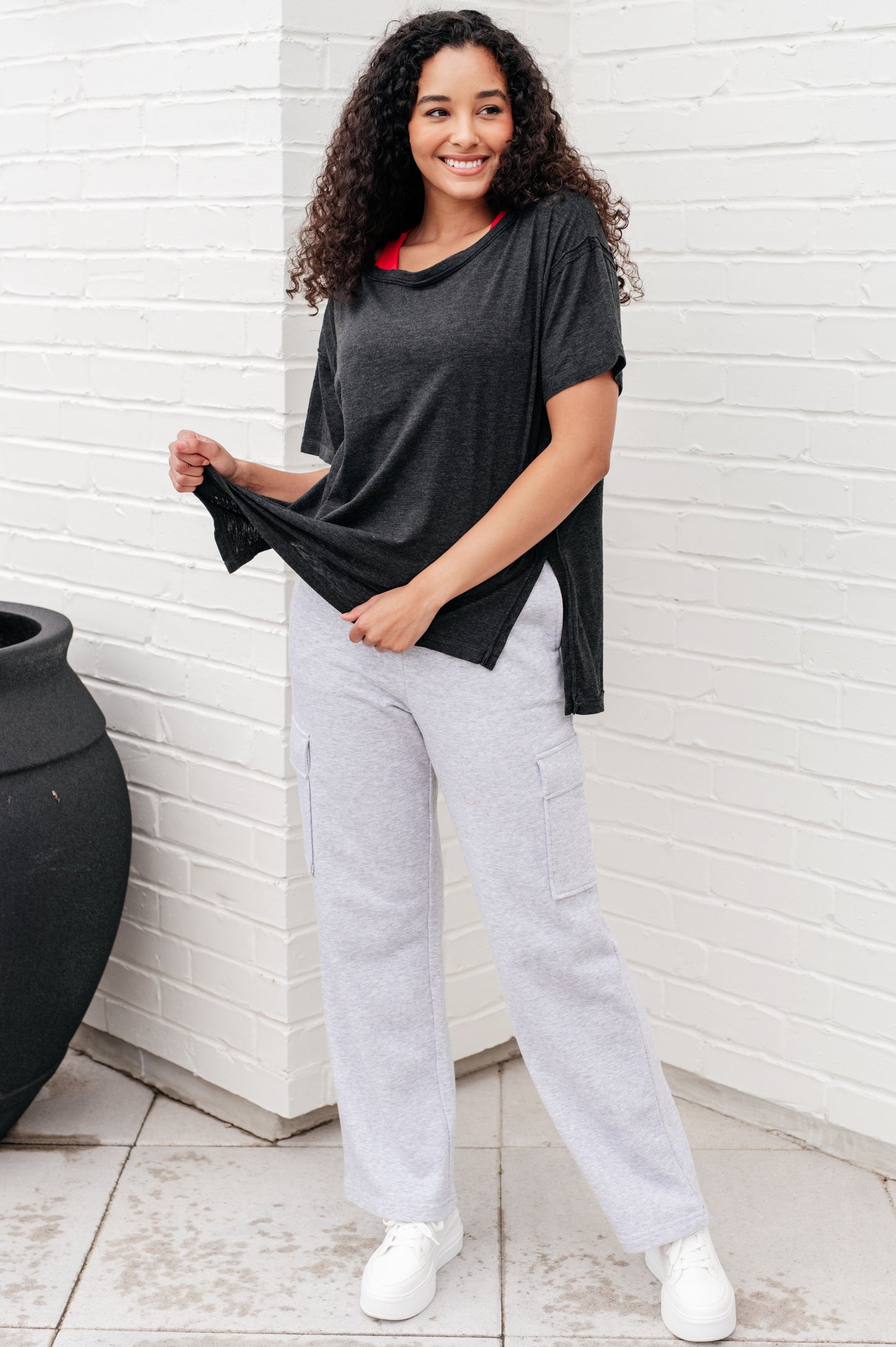 LET ME LIVE RELAXED TEE (BLACK)