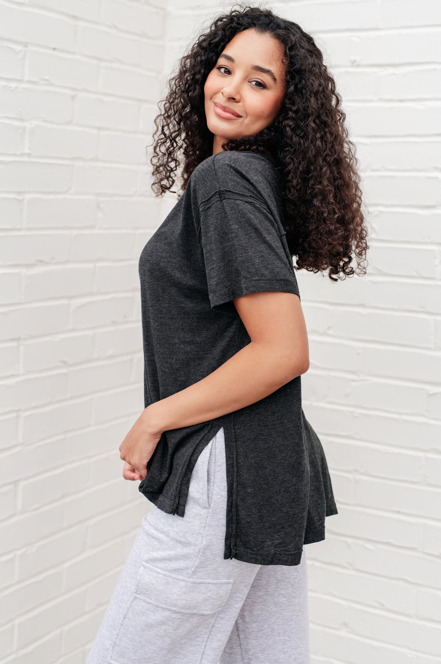 LET ME LIVE RELAXED TEE (BLACK)