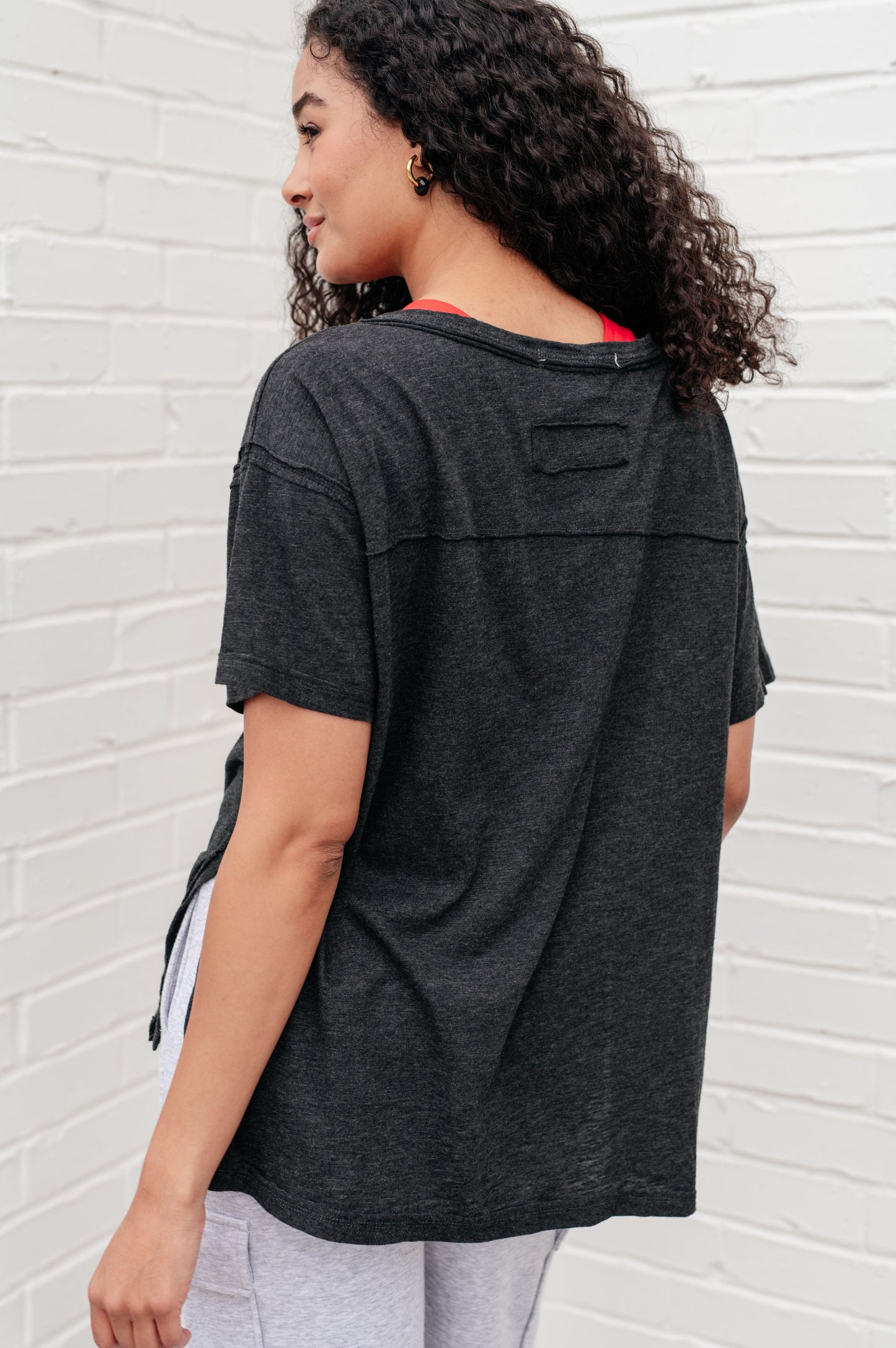 LET ME LIVE RELAXED TEE (BLACK)