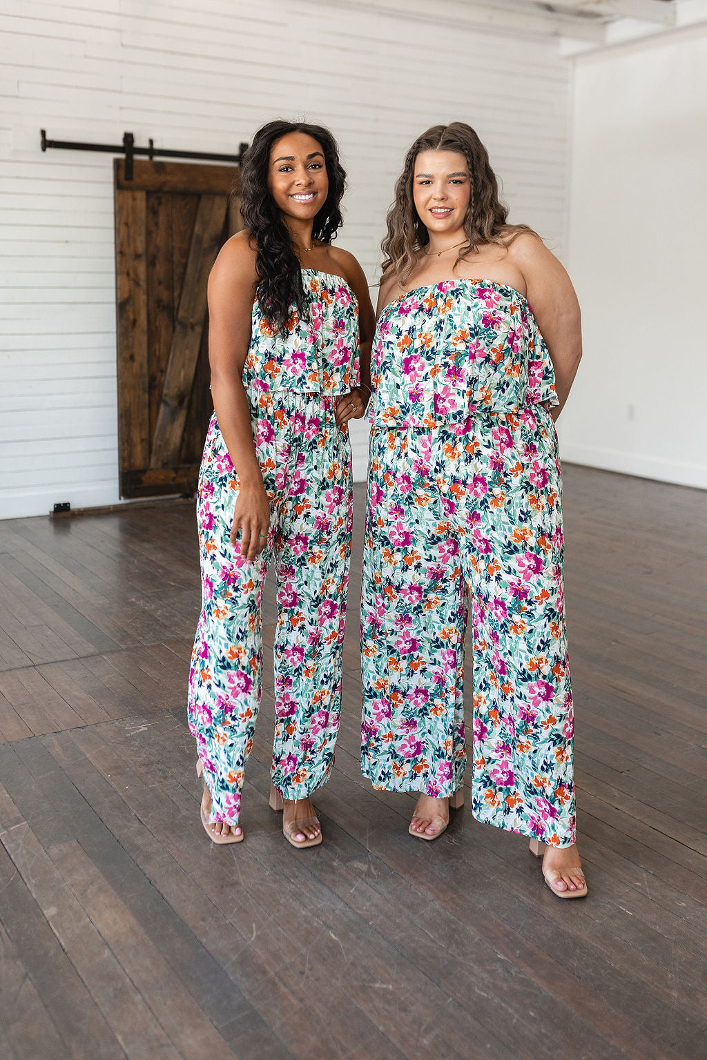 LIFE OF THE PARTY FLORAL JUMPSUIT