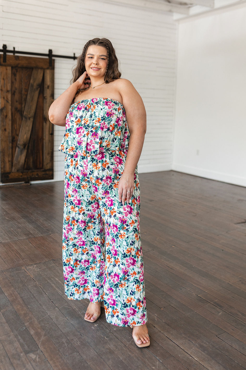 LIFE OF THE PARTY FLORAL JUMPSUIT