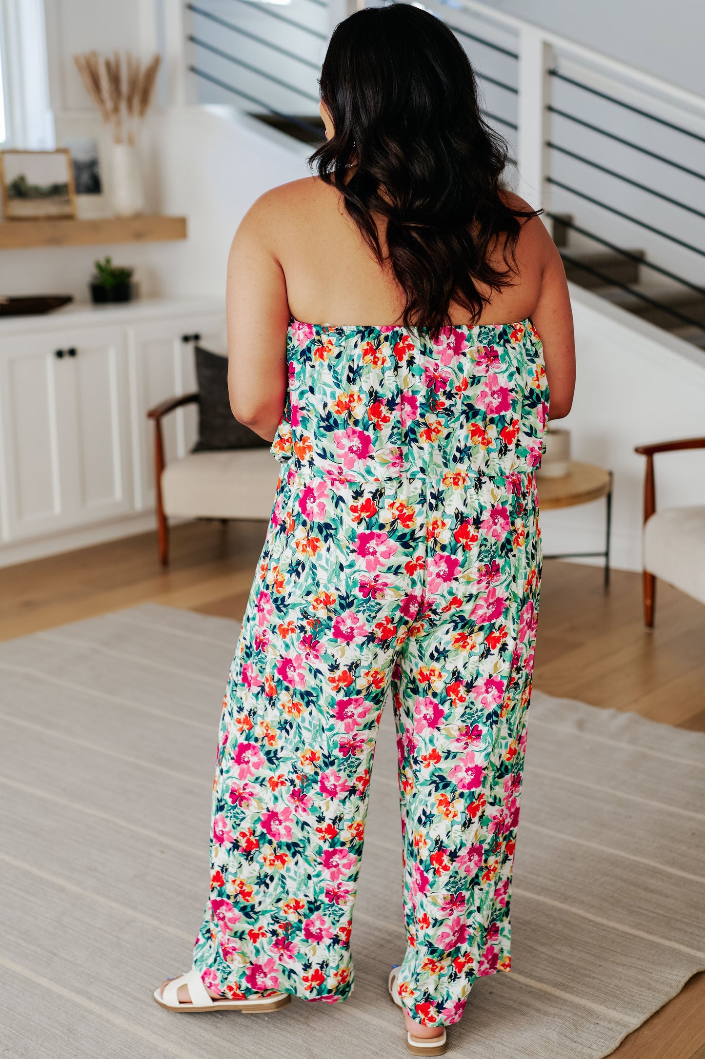 LIFE OF THE PARTY FLORAL JUMPSUIT