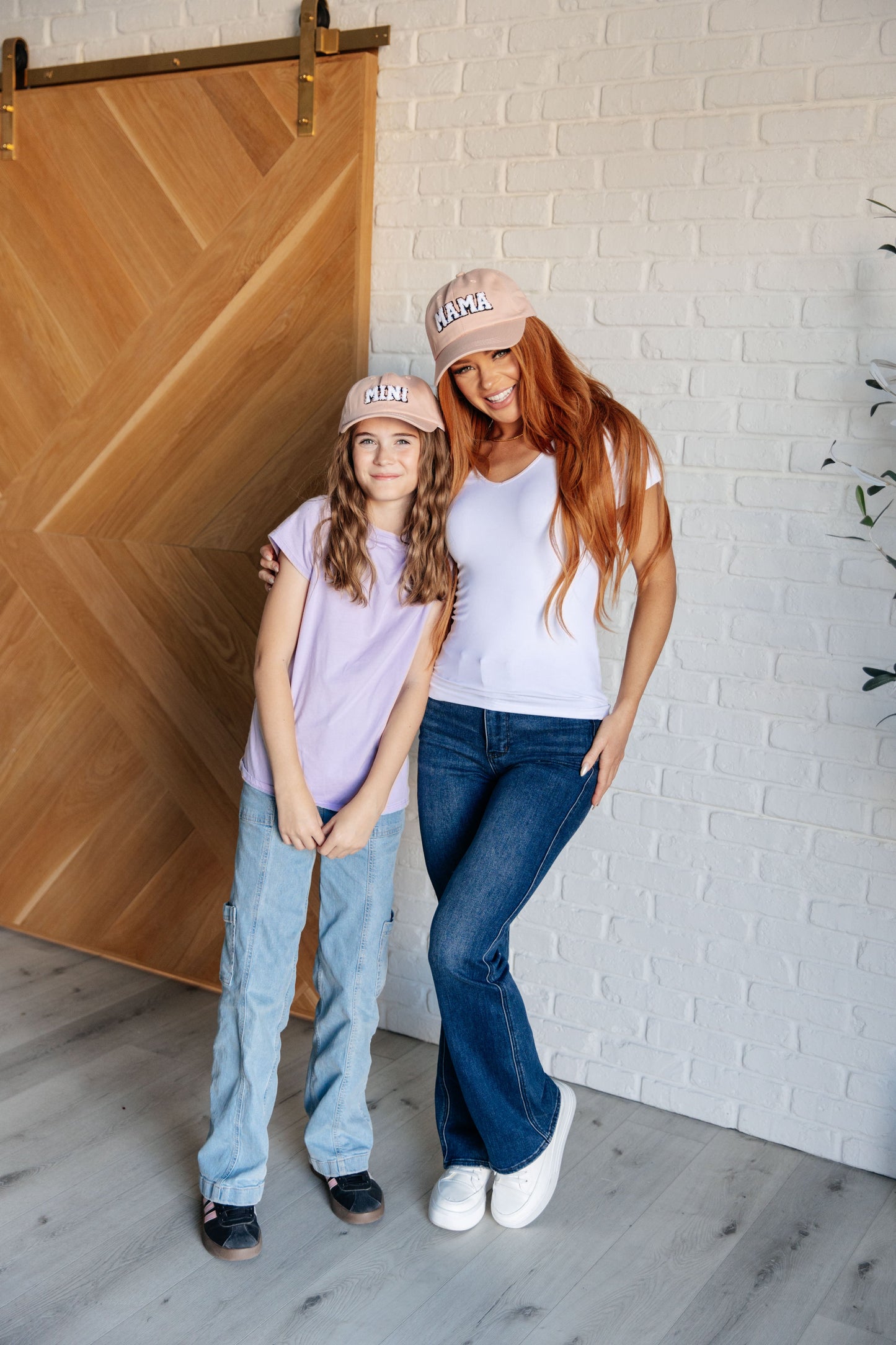 MAMA AND MINI HAT SET (PINK)