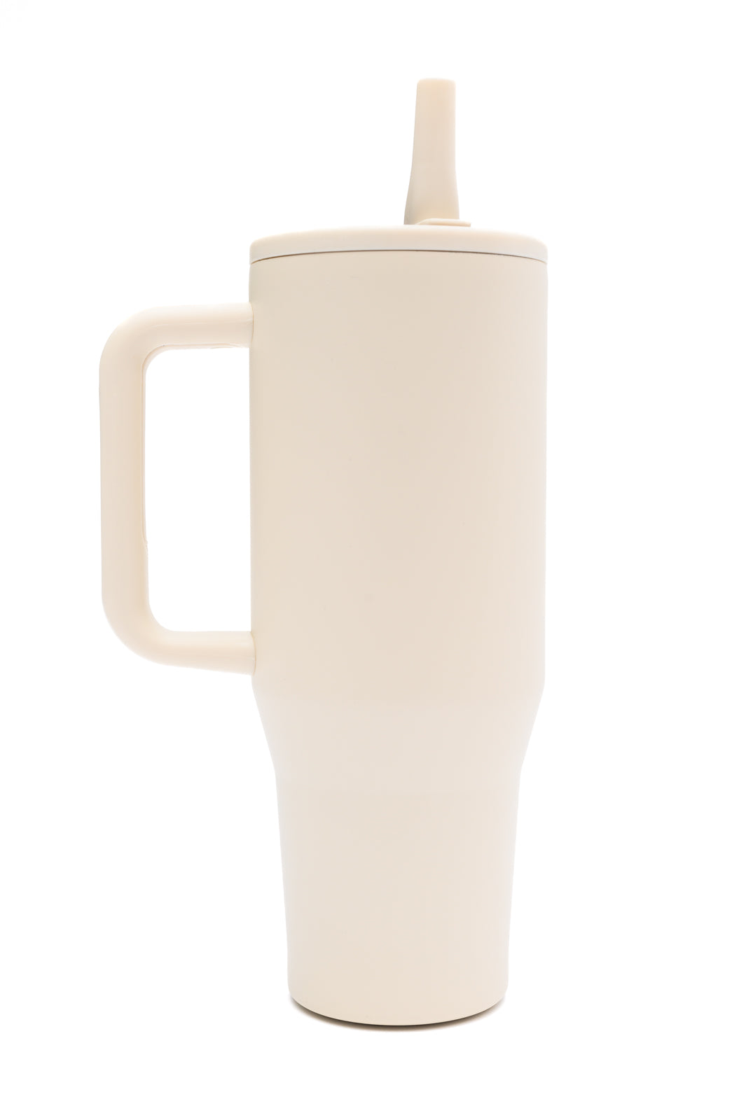 NO SPILL 40 OZ TUMBLER (CREAM)