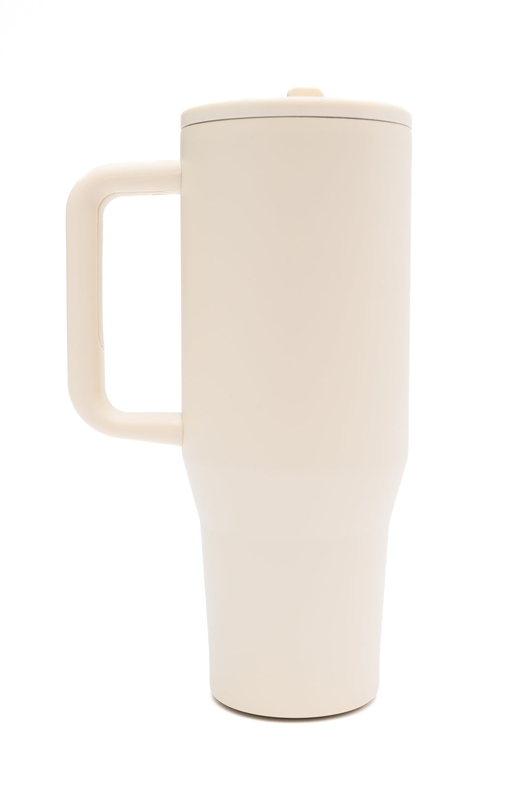 NO SPILL 40 OZ TUMBLER (CREAM)