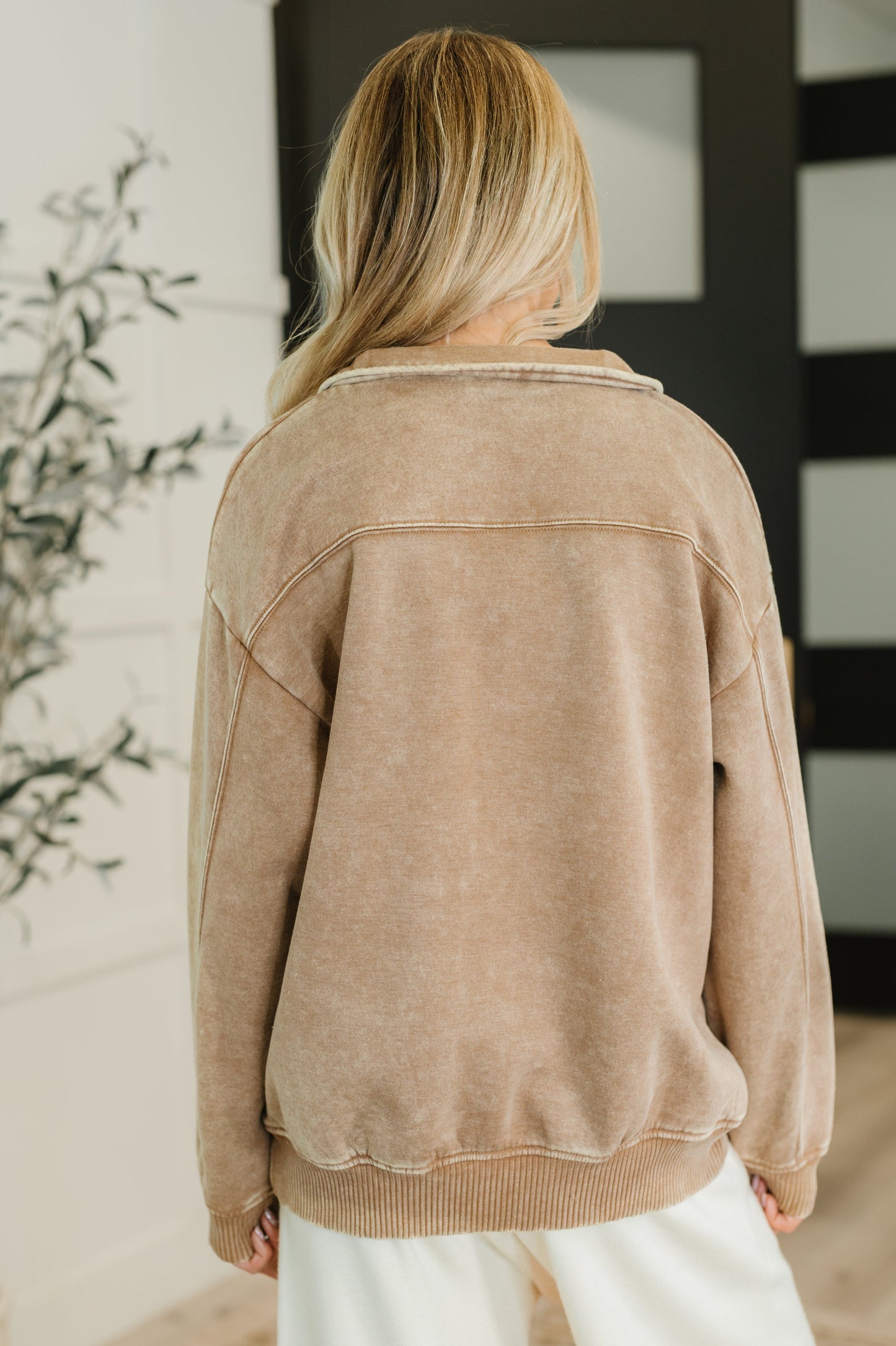 YOU SHOULD KNOW PULLOVER (DEEP CAMEL)