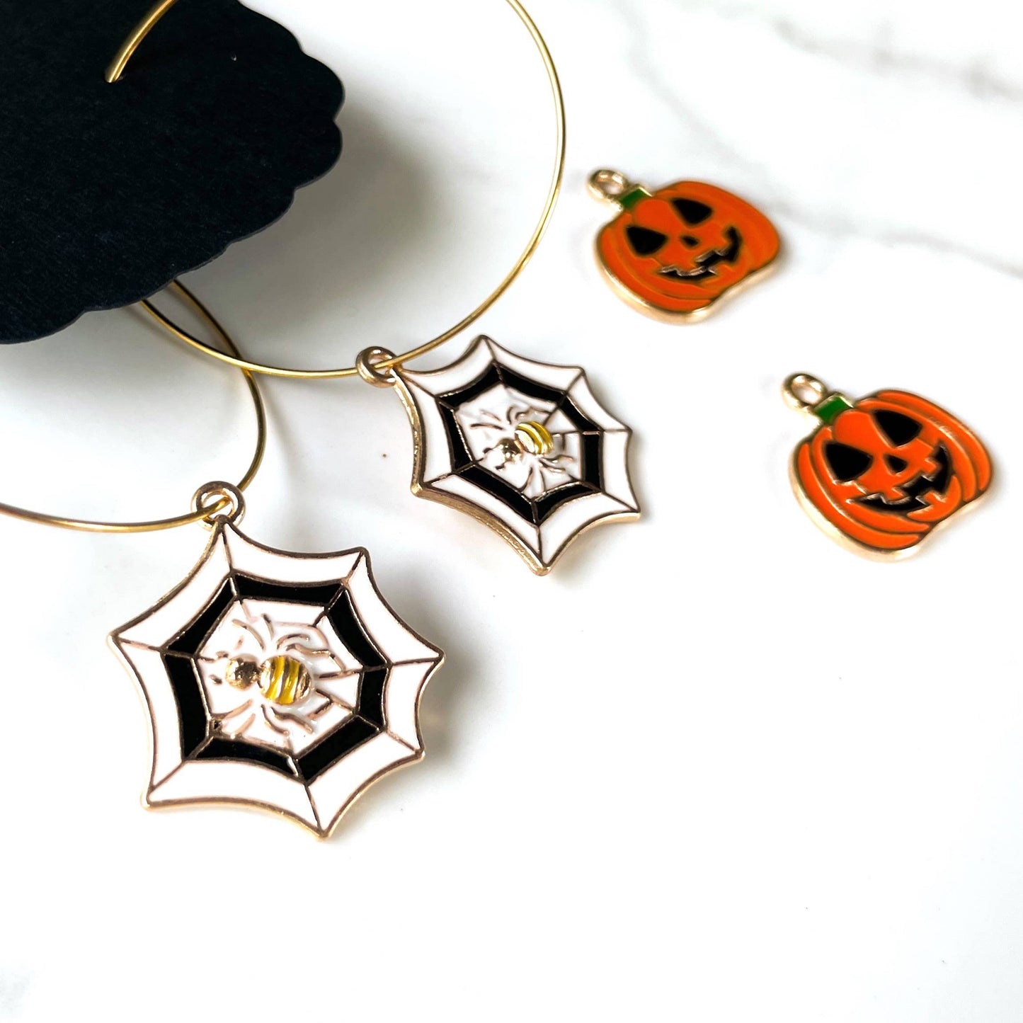SPOOKY THINGS HOOP EARRINGS