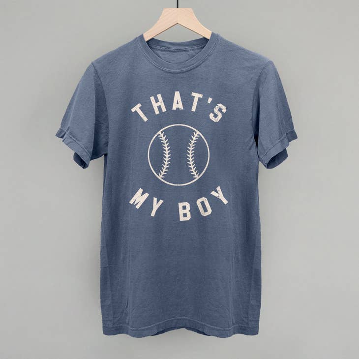 "THAT'S MY BOY" BASEBALL GRAPHIC T-SHIRT