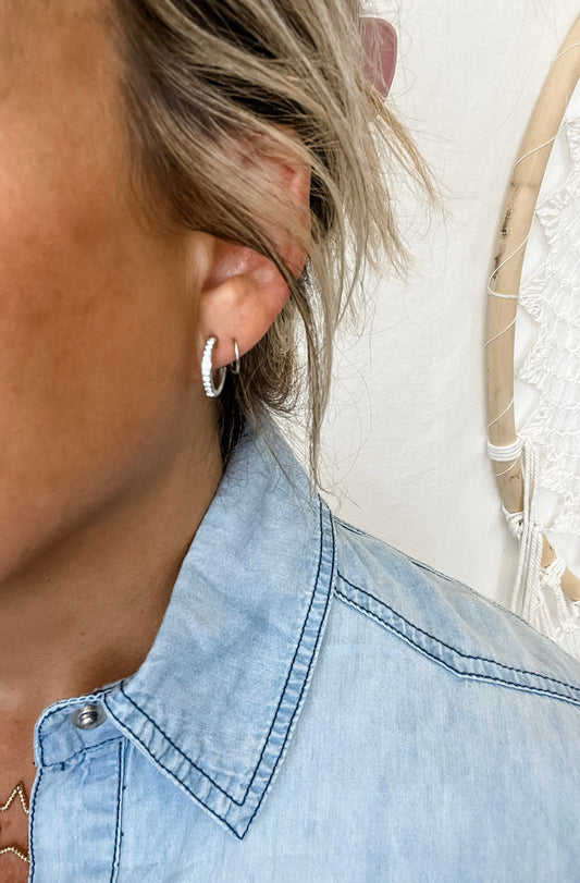 DOUBLE HOOP EARRINGS