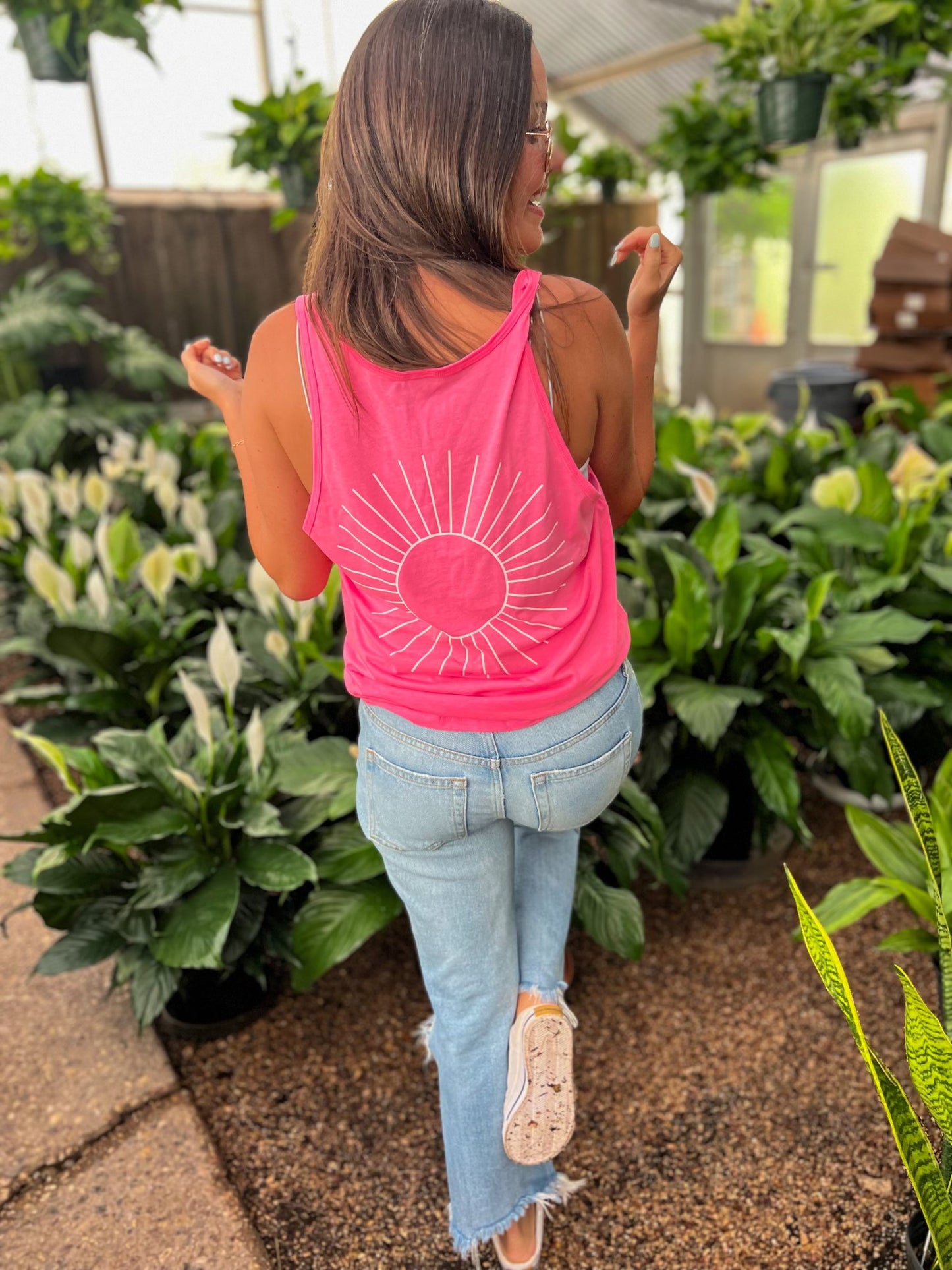 STAY CLOSE TO PEOPLE WHO FEEL LIKE SUNSHINE TANK