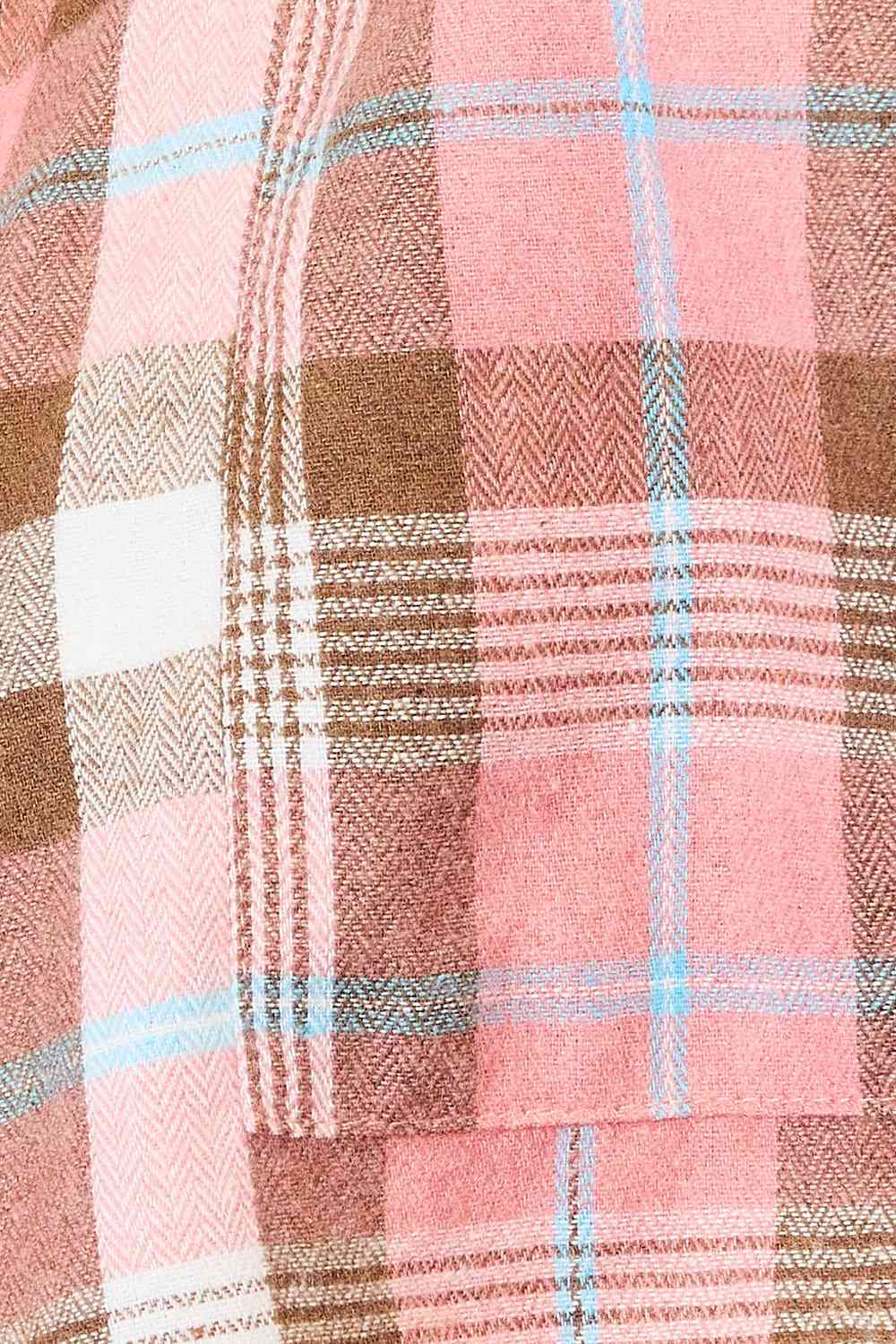 CHIC PLAID BUTTON DOWN