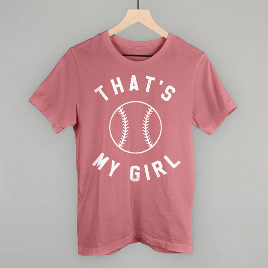 THAT'S MY GIRL SOFTBALL GRAPHIC T-SHIRT