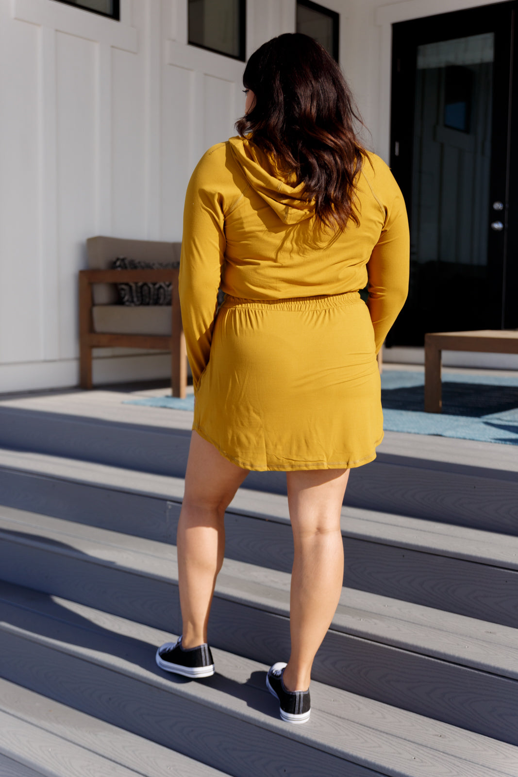 GETTING OUT LONG SLEEVE HOODIE ROMPER