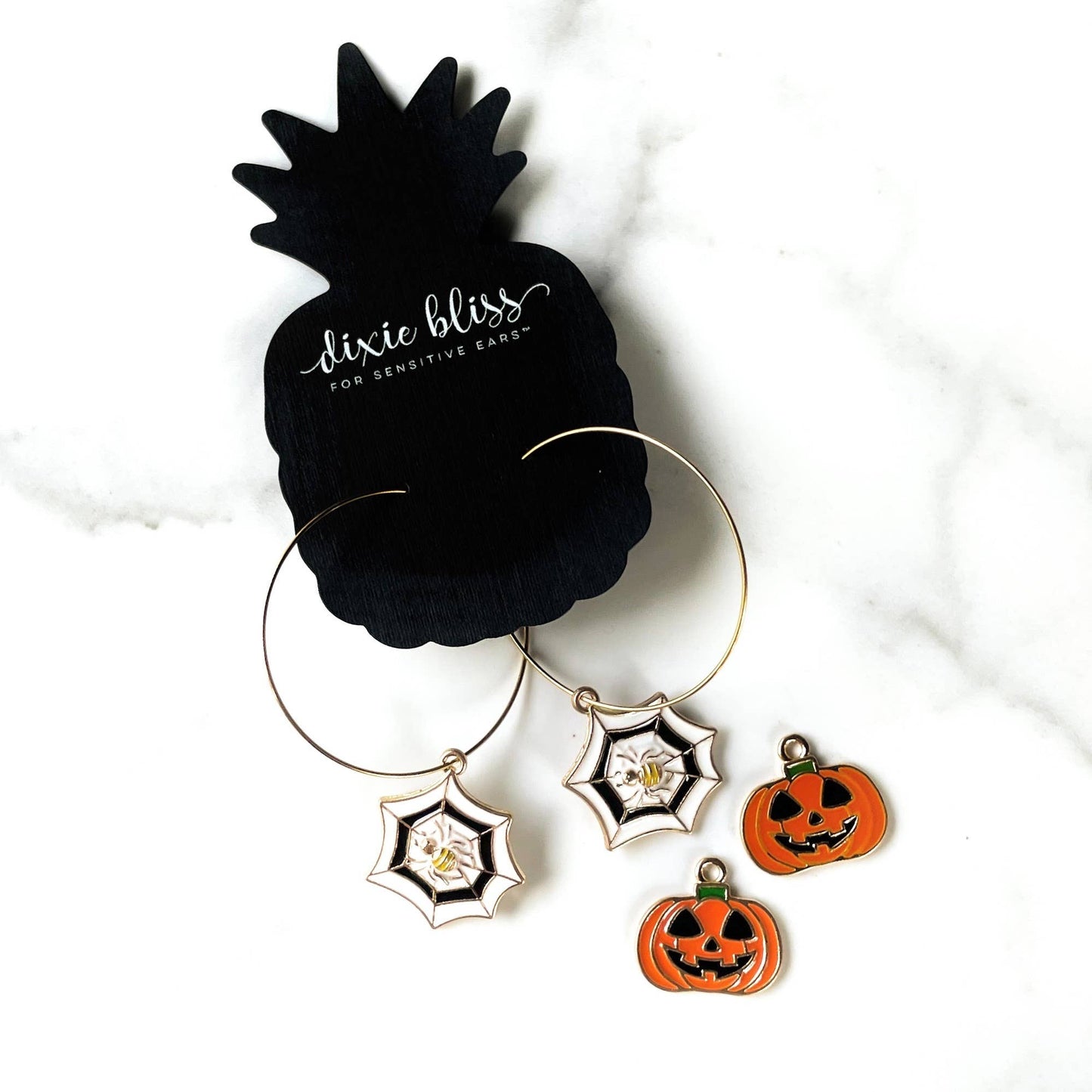 SPOOKY THINGS HOOP EARRINGS