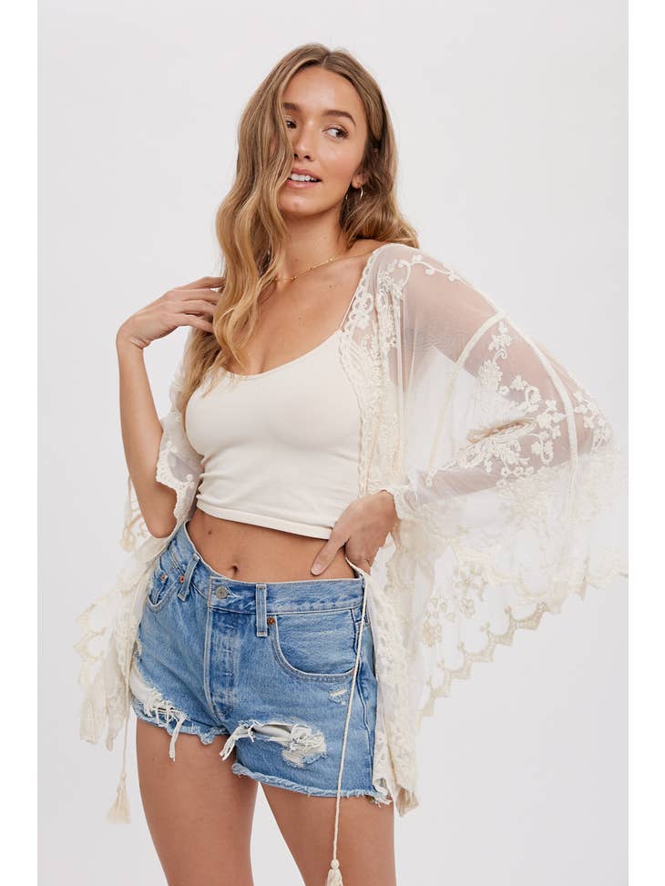 BOHO LACE KIMONO