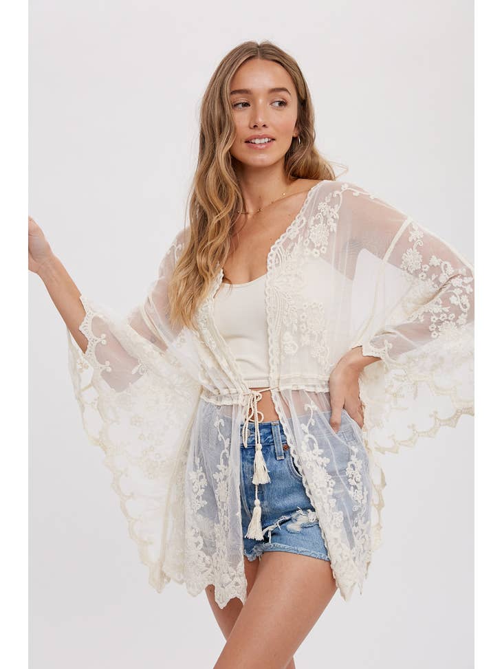 BOHO LACE KIMONO