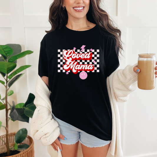 LOVED MAMA GRAPHIC TEE