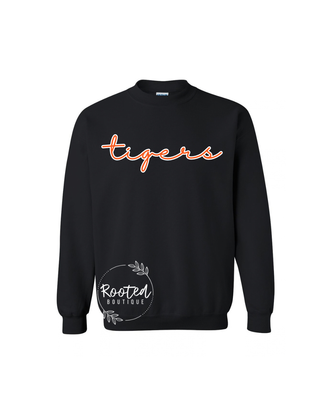 CURSIVE TIGERS CREWNECK