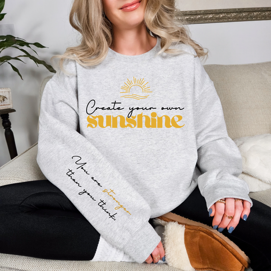 CREATE YOUR OWN SUNSHINE GRAPHIC SWEATSHIRT