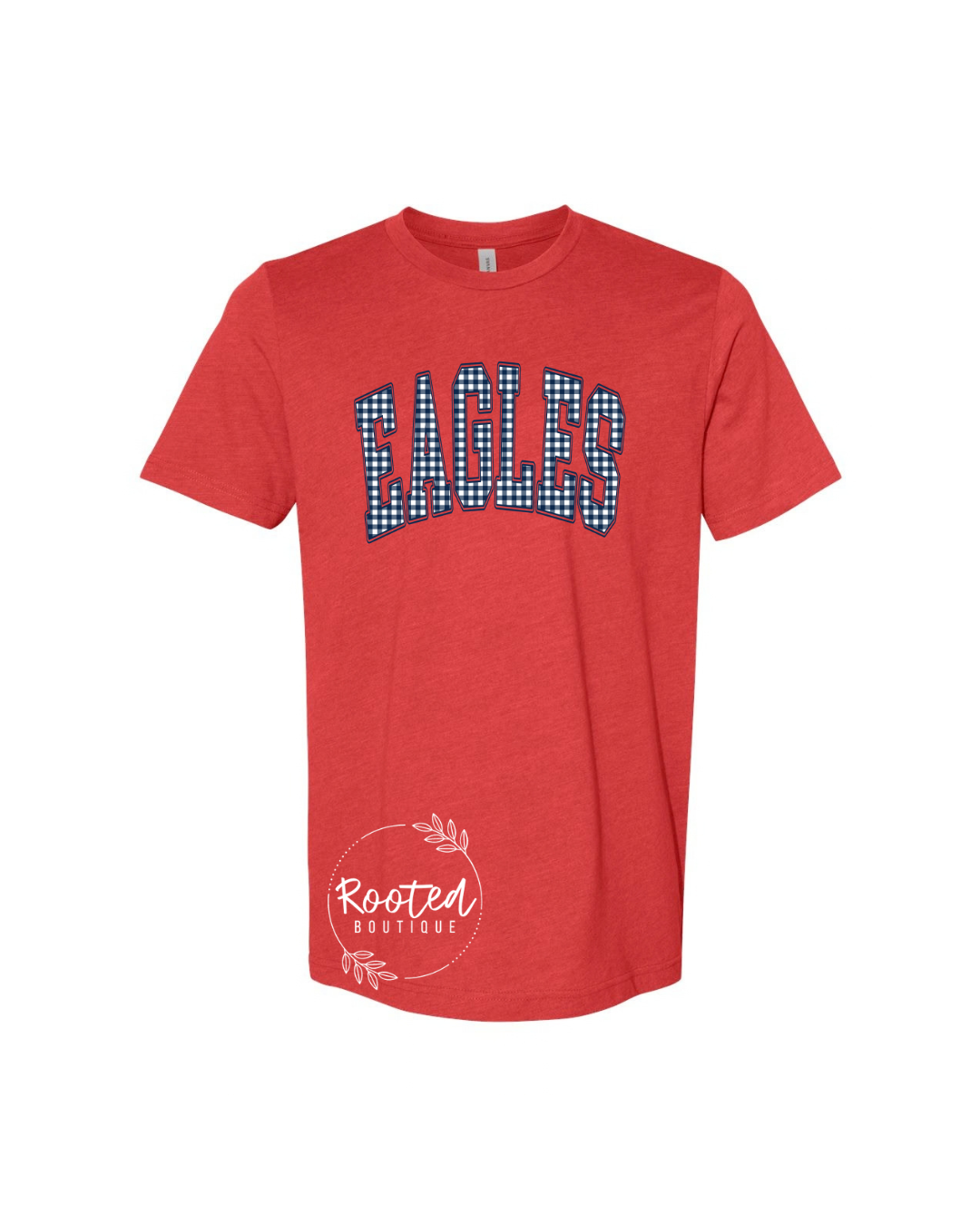 SOLID OR GINGHAM EAGLES VARSITY TEE