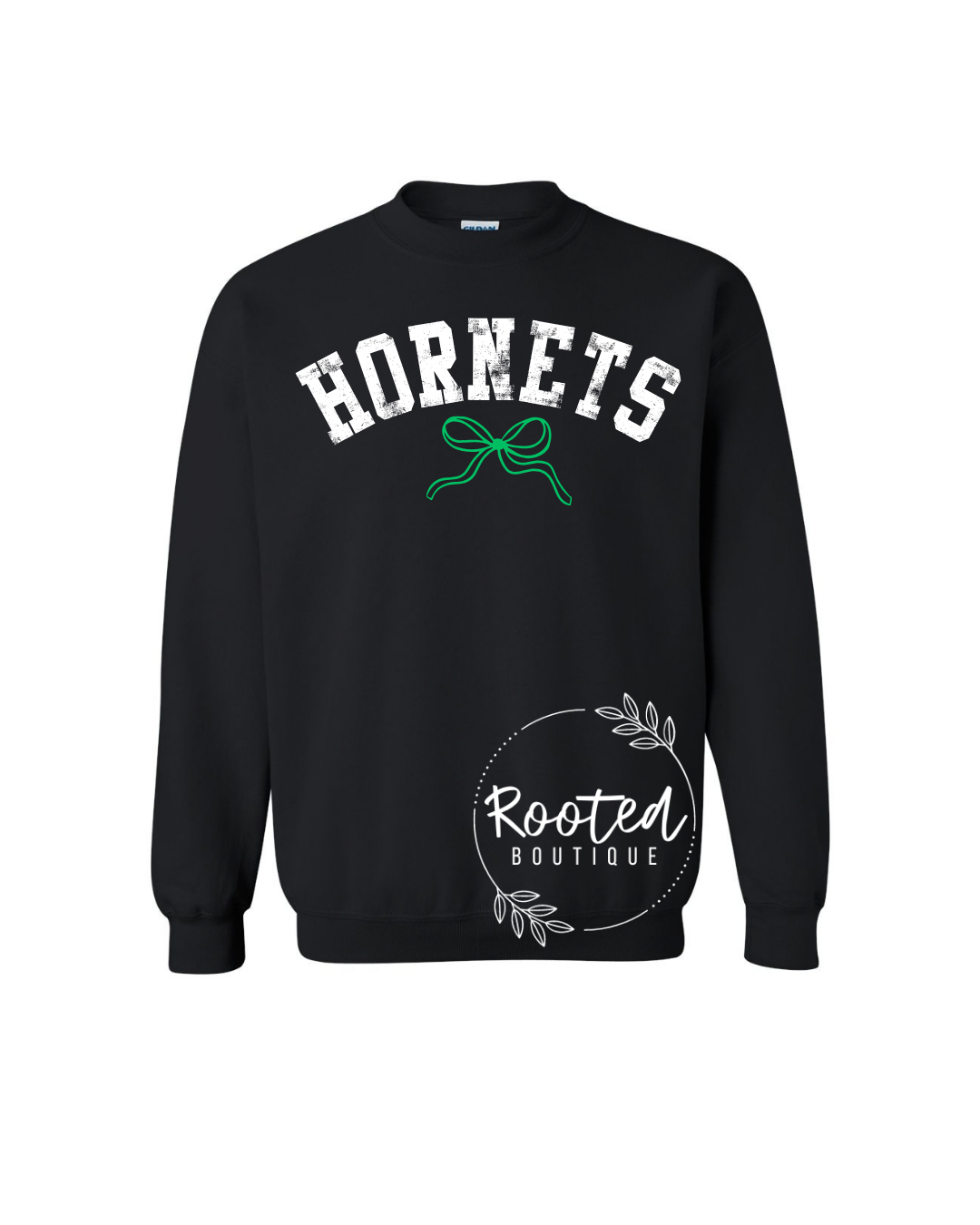 HORNETS BOW CREWNECK