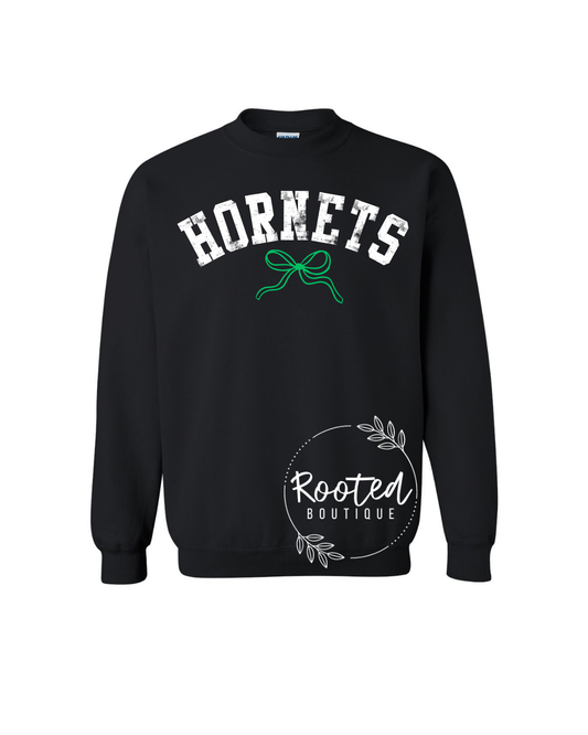 HORNETS BOW CREWNECK