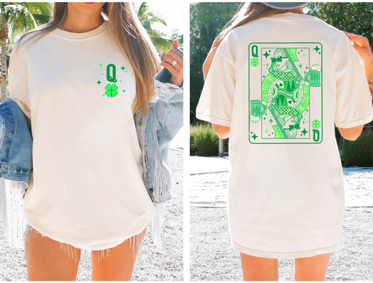 QUEEN OF LUCK GRAPHIC TEE