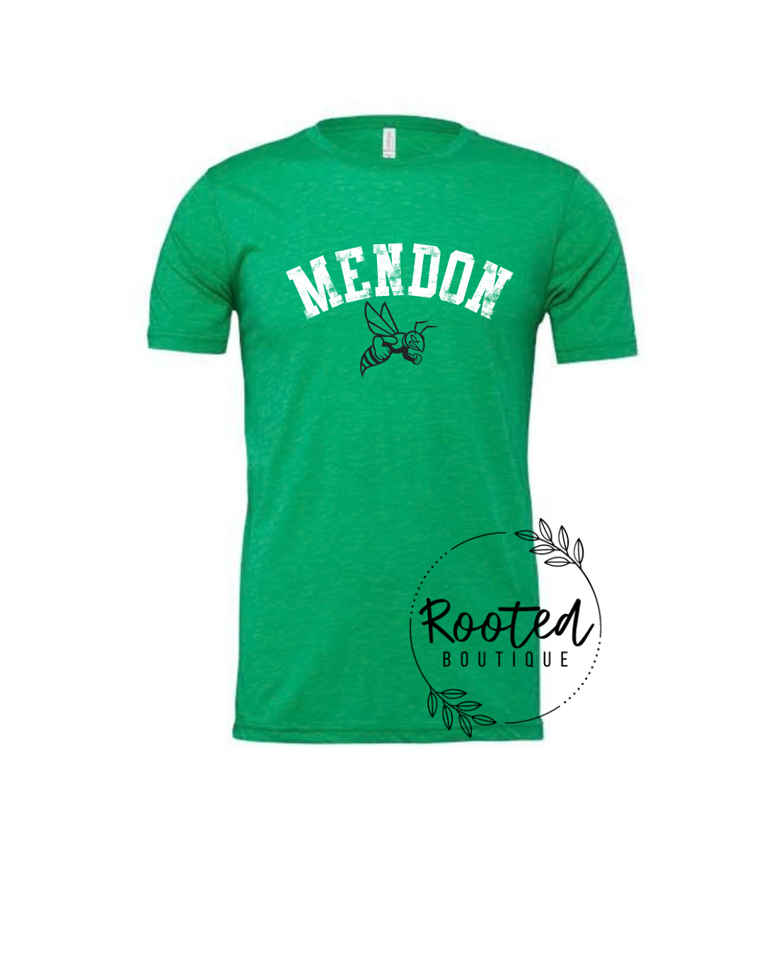 DISTRESSED VARSITY MENDON TEE