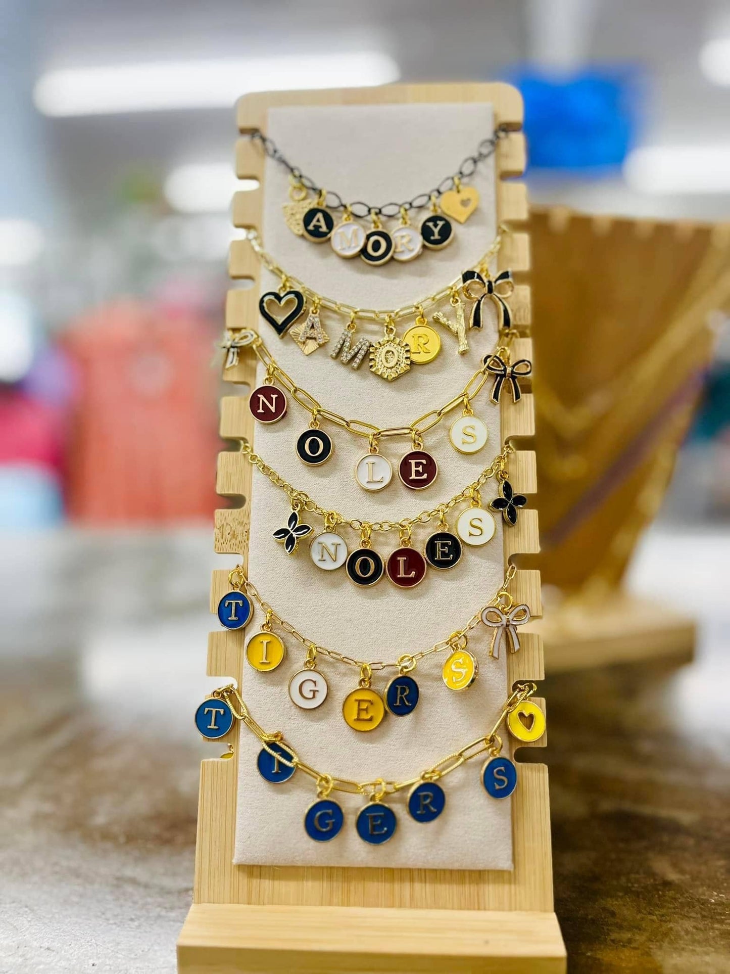GAME DAY TRENDY CHARM NECKLACES