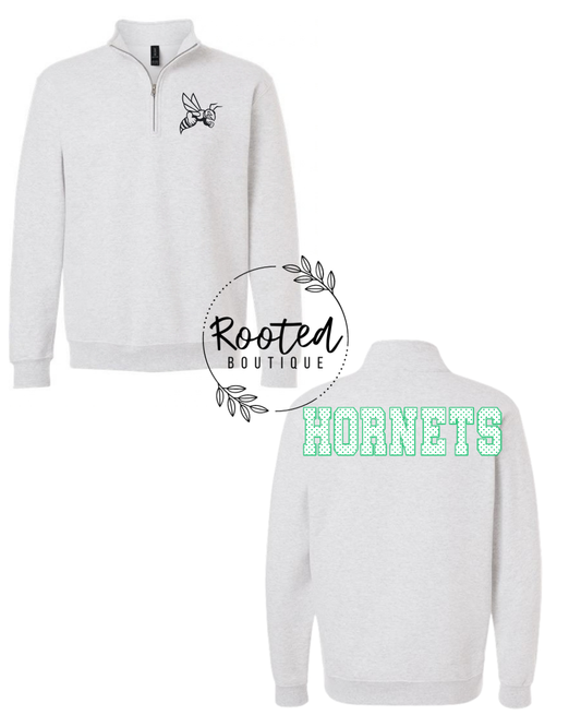 HORNETS 1/4 ZIP SWEATSHIRT