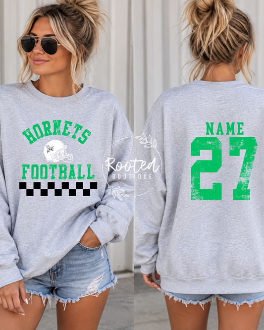 HORNETS FOOTBALL CREWNECK