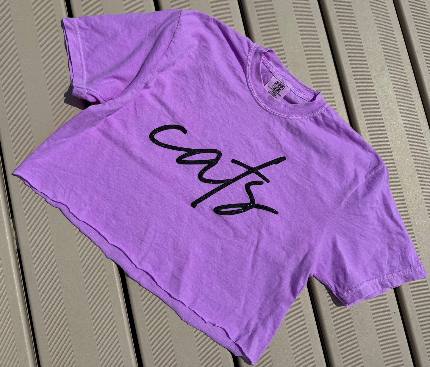 CUSTOM GLITTER PUFF TEE