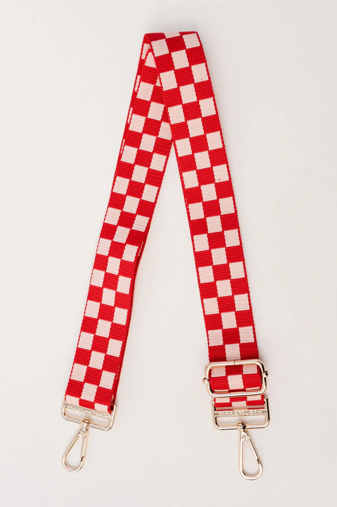 LIZZIE CHECKERED BAG STRAP