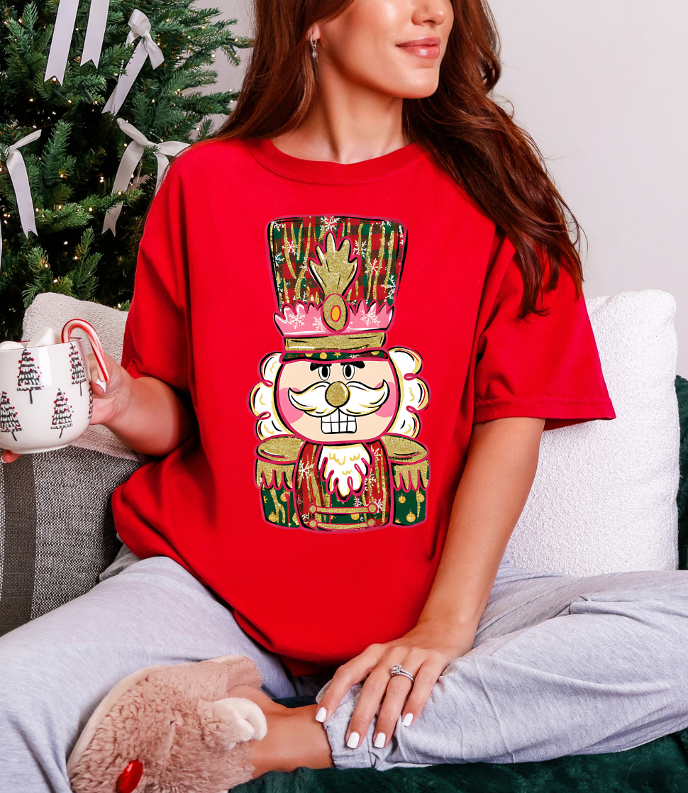 HOLIDAY NUTCRACKER GRAPHIC TEE + SWEATSHIRT