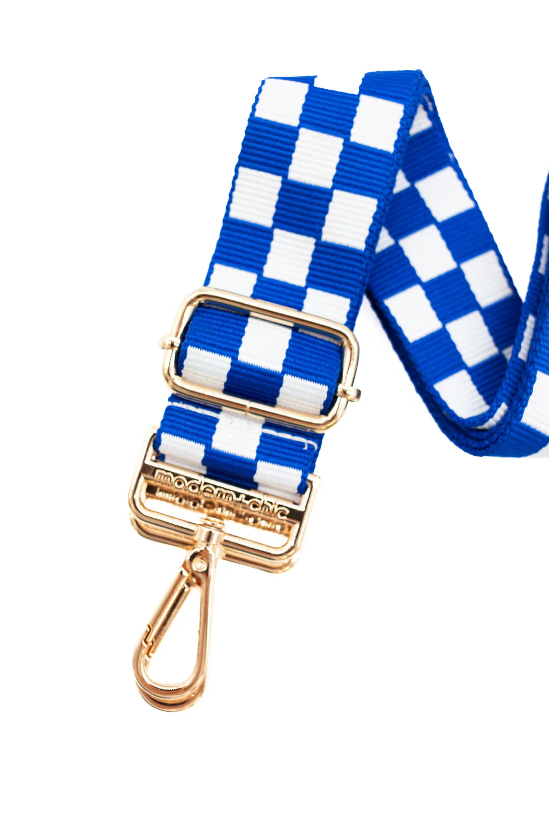 LIZZIE CHECKERED BAG STRAP