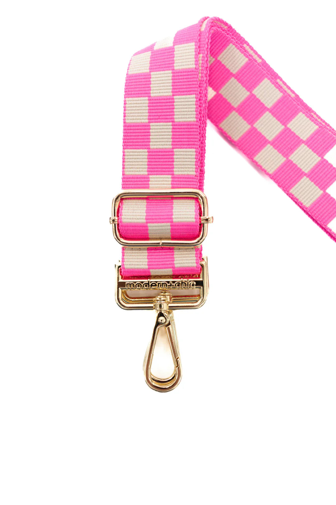 LIZZIE CHECKERED BAG STRAP