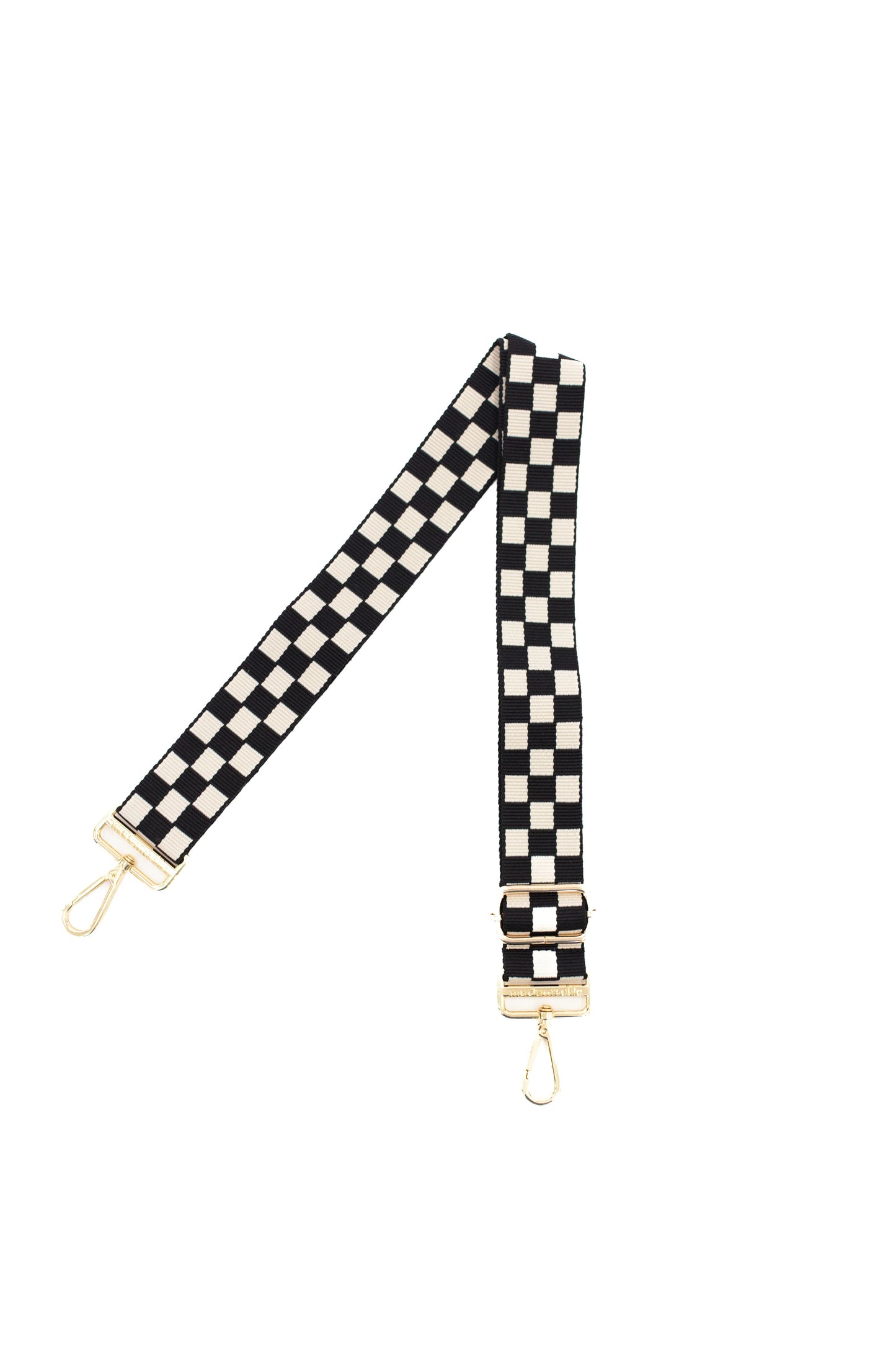 LIZZIE CHECKERED BAG STRAP