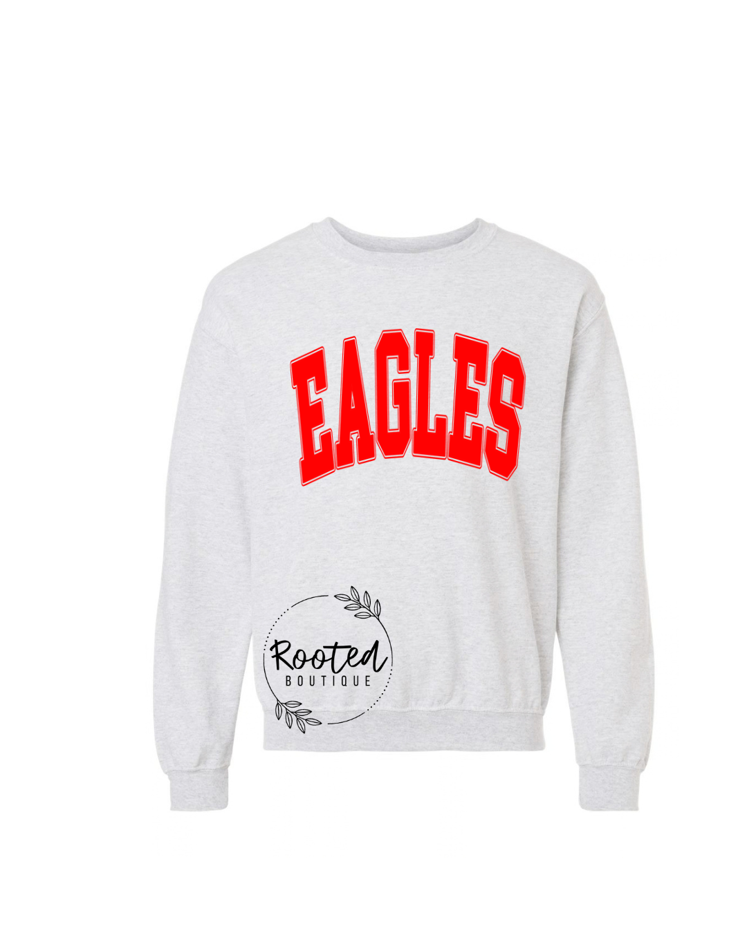 EAGLES VARSITY ARCH CREWNECK