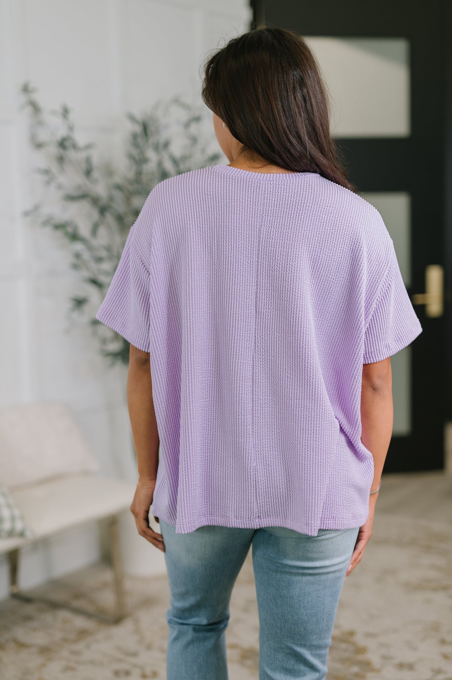 NOT THAT COMPLICATED TEE (LAVENDER)