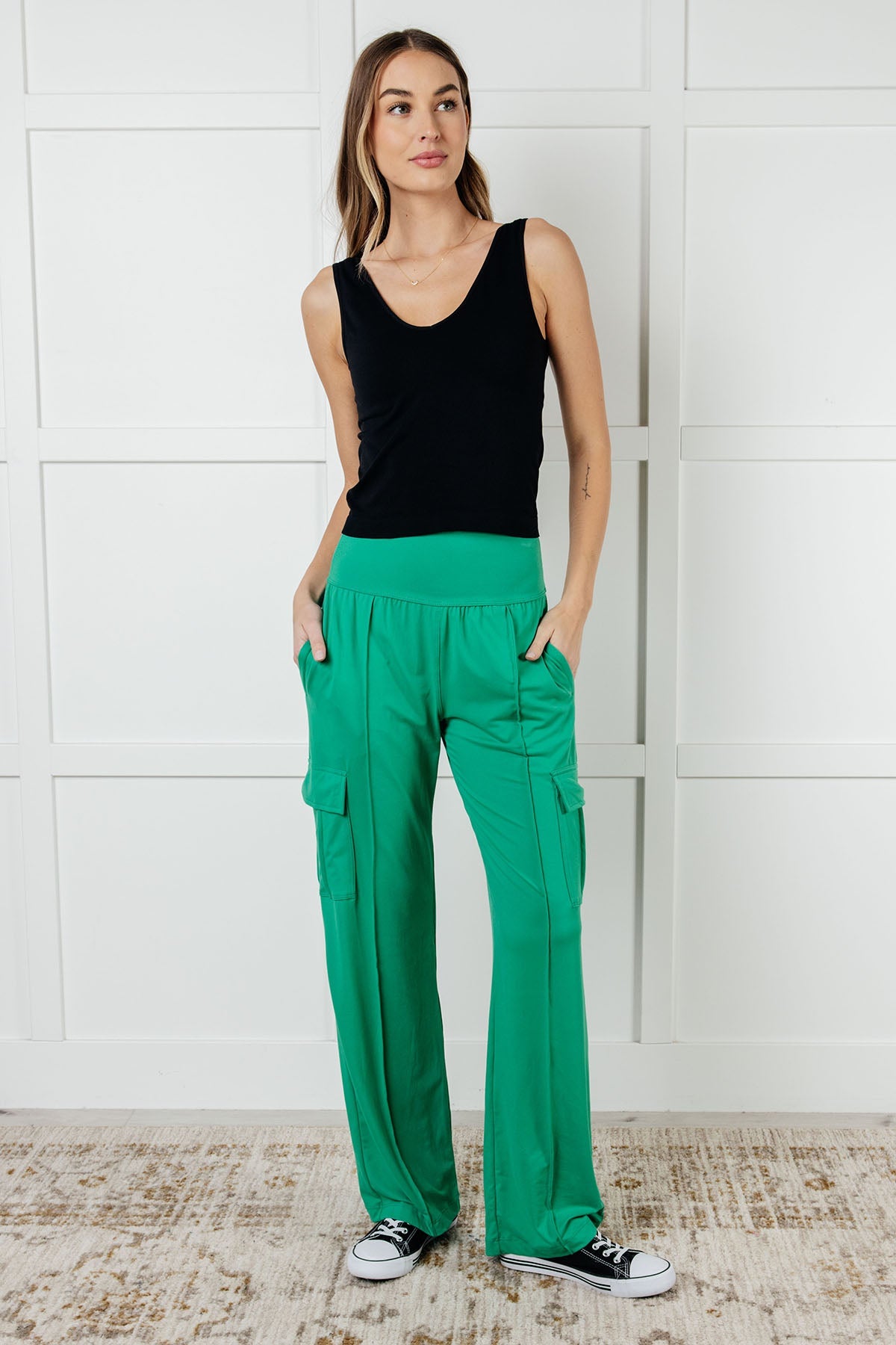 RACE TO RELAX CARGO PANTS (GREEN)