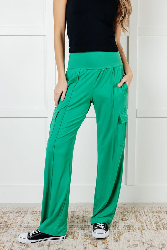 RACE TO RELAX CARGO PANTS (GREEN)